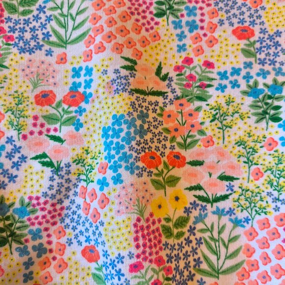 Gymboree, Flower Power Mutlicolor 2 Pocket Sweatshirt Tunic/Dress, Girls M (7/8) - Picture 2 of 6